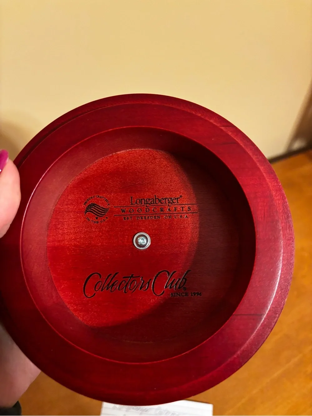 2007 Longaberger Collectors Club Apple Basket